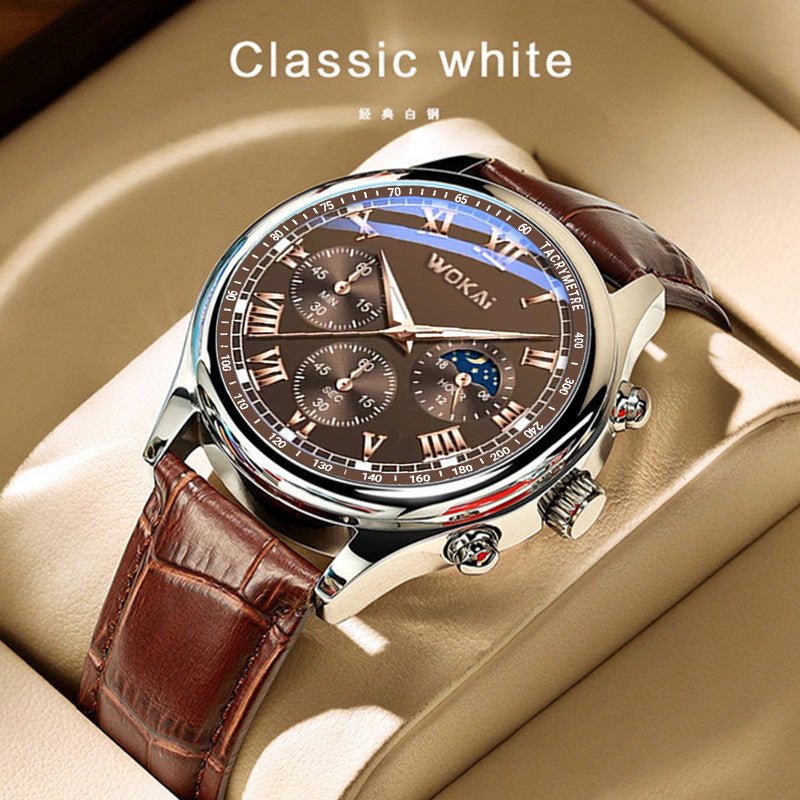 Business Watch Quartz Sports Watch Leisure Belt Men's Watch Men's Watch Men's Watch - Elan Signature
