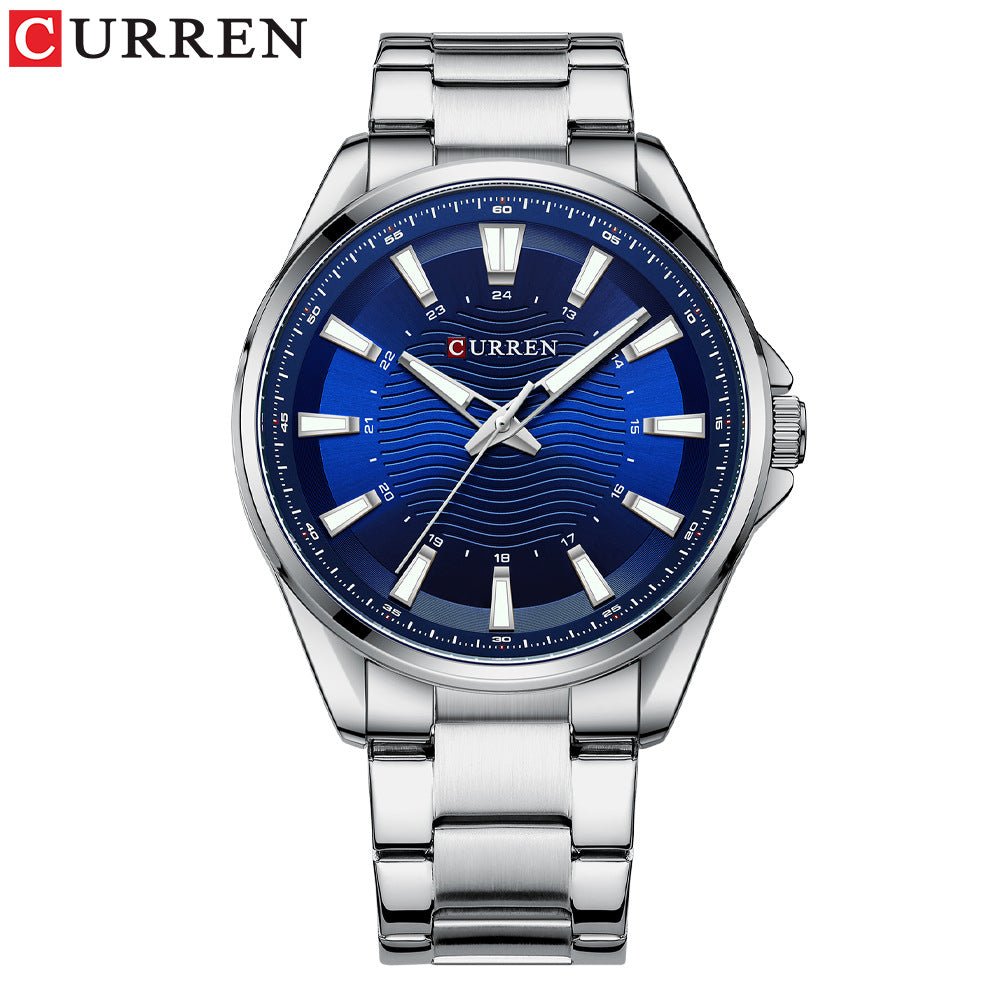 Men's Watch Business Men's Watch Steel Band Watch Quartz Watch - Elan Signature