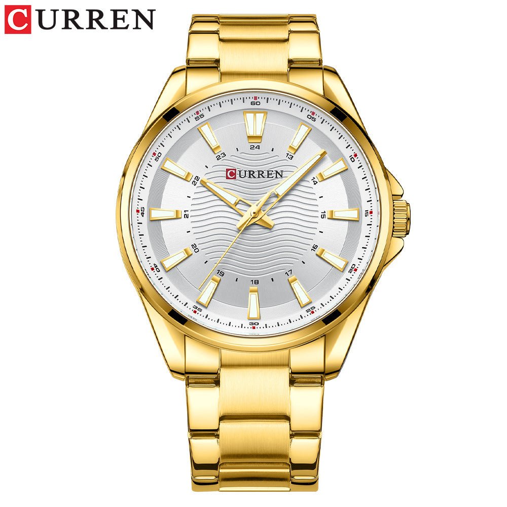 Men's Watch Business Men's Watch Steel Band Watch Quartz Watch - Elan Signature